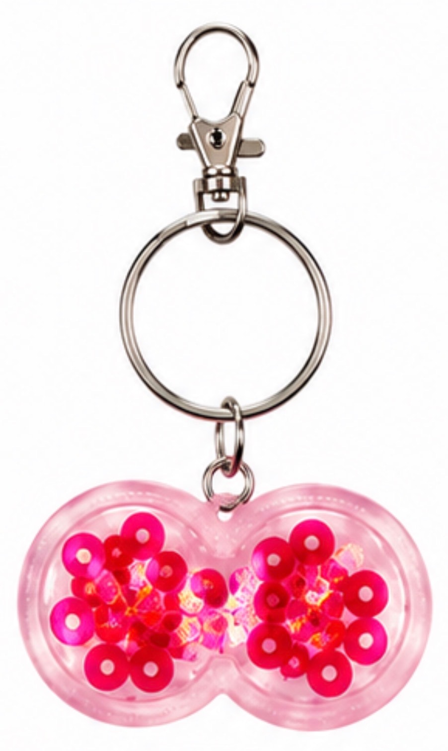 Red Rose Mix Keychain