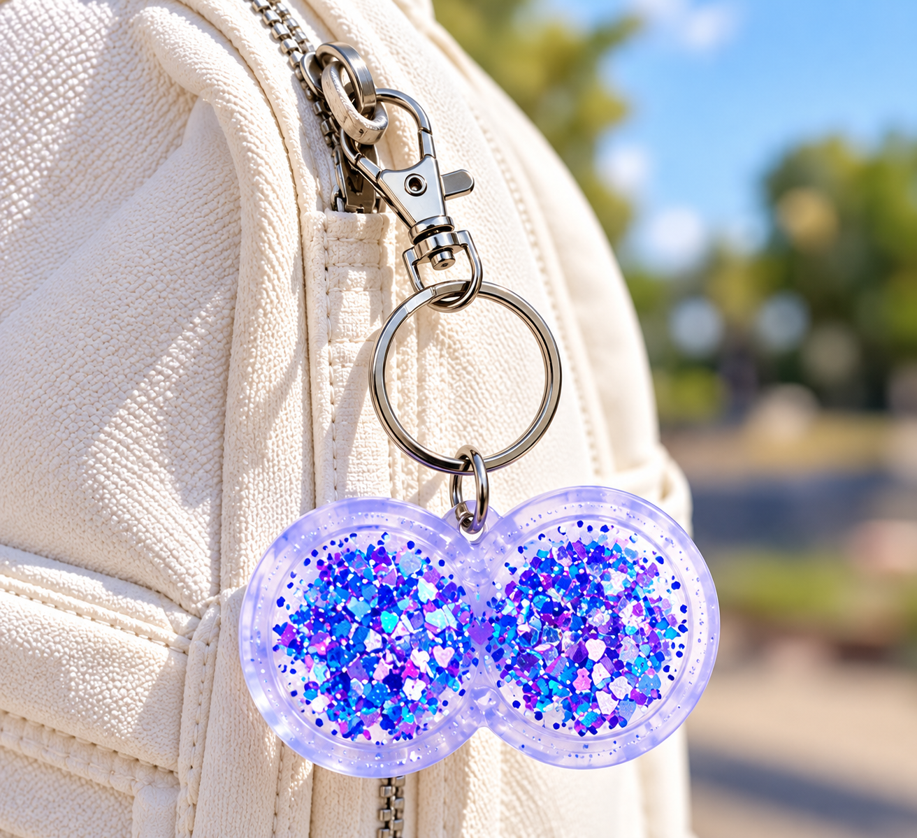 Royal Blue Mix Keychain lifestyle