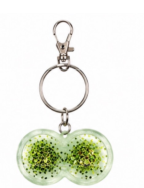 Green Forest Mix Keychain